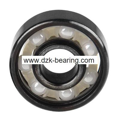 Mixed ceramic ball skate bearing 608 can be customized LOGO high speed 608 skateboard bearing